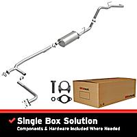 106-0144 Cat-Back Exhaust System, 4.0L, 6Cyl, Made of Aluminized Steel, Direct-Fit Exhaust Series