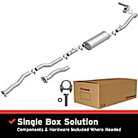 106-0495 Cat-Back Exhaust System, Made of Aluminized Steel, Direct-Fit Exhaust Series