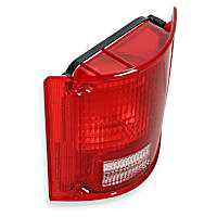 07-108 Tail Light, Without bulb(s), Red Lens