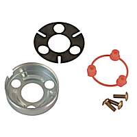 HB12KIT Horn Button - Silver, Stainless, Direct Fit