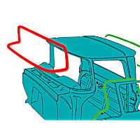 W054000DELUXE Windshield Seal