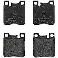 P50017 Rear Low-Met Series Ceramic Brake Pad Set