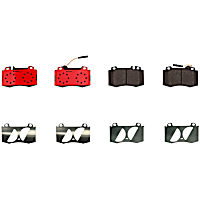 P50041N Front NAO Series Ceramic Brake Pad Set