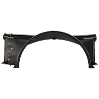 Upper Fan Shroud, 5.0L/5.7L, fits Radiator with 28x17" core size