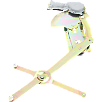 Front, Driver Side Power Window Regulator, With Motor