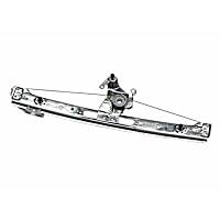 51358212099 Rear, Driver Side Window Regulator, Without Motor
