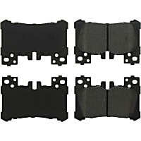 104.6001 Rear Posi-Quiet Series Semi-Metallic Brake Pad Set