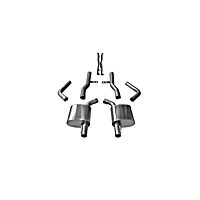 21018 Cat-Back Exhaust System, 5.7L, 8Cyl, Made of Stainless Steel, Xtreme Series