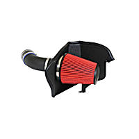616964-D APEX DryTech Cold Air Intake, Synthetic Dry Filter, Powdercoated Wrinkle Black Aluminum