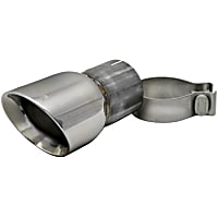 TK003 Exhaust Tip - Polished, Stainless Steel, Universal, Sold individually