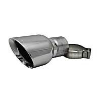 Pro Series Exhaust Tip - Polished, Stainless Steel, Direct Fit, Sold individually