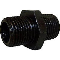 53007563AB Oil Filter Adapter - Black, Steel, Direct Fit