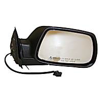 55156452AF Passenger Side Mirror, Power, Heated, Manual Folding, Black, No Signal Light, With Memory, No Puddle Light, No Auto-Dimming, No Blind Spot Feature