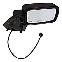 55396636AD Passenger Side Mirror, Power Adjust, Heated, Power Folding, Black, No Signal Light, No Memory, No Puddle Light, No Auto-Dimming, No Blind Spot Feature