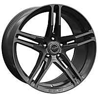 CS14-215455-G Universal, Aluminum Gunmetal Wheel 20 in. X 11 in. 5 x 114.3 mm Bolt Pattern