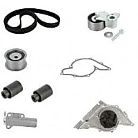 Timing Belt Kit With Water Pump; Interference Engine Application; Does not include seals, Water Pump Included, 8 Cyl 4.2L - 