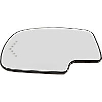 Driver Side Mirror Glass, Heated, Non-Towing, With Turn Signal Light, Backing Plate, Auto-Dimming, Without Blind Spot Detection
