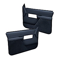 18-27F-DBL Front, Driver and Passenger Side Door Trim Panel - Blue