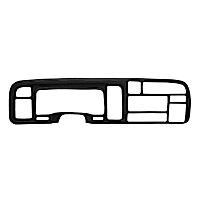 22-947IC-BLK Black, ABS Plastic, Instrument Panel Cover