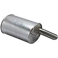 Driver Side Muffler, Natural, 8 Cyl 5.0L, Super Turbo Series