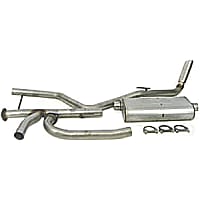 19444 Cat-Back Exhaust System, 6, 4.0, Made of Stainless Steel, Ultra Flo Welded Series