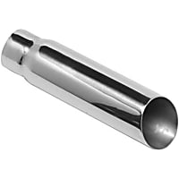 36329 Exhaust Tip - Polished, Stainless Steel, Single, Direct Fit, Sold individually