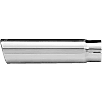 36486 Exhaust Tip - Polished, Stainless Steel, Single, Direct Fit, Sold individually