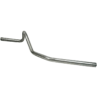47789 Tail Pipe - Natural, Aluminized Steel, Direct Fit, Sold individually