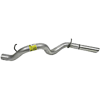54287 Tail Pipe - Natural, Aluminized Steel, Direct Fit, Sold individually