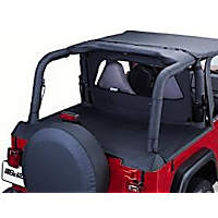 80022-35 Roll Bar Padding - Black diamond, Fabric, Direct Fit, Kit