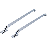 DZ99601 Bed Rails - Polished, Stainless Steel, Direct Fit, Set of 2