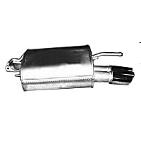 Driver Side Muffler, Natural, 6 Cyl 3.5L