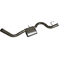 424558 Resonator - Aluminized Steel, Direct Fit, Sold individually