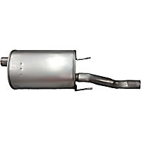 Passenger Side Muffler, Factory Finish, 6 Cyl 3.6L