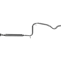 728581 Resonator - Aluminized Steel, Direct Fit, Sold individually