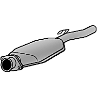 DR-005 Center Catalytic Converter, Federal EPA Standard, 46-State Legal (Cannot ship to CA, CO, NY or ME), Exact Fit Series