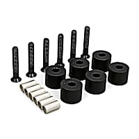 KJ01008BK Transfer Case Mount - Black, Polyurethane, Direct Fit