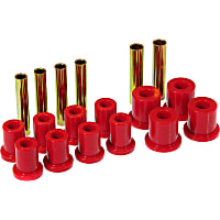 7-1007 Leaf Spring Bushing - Red, Polyurethane, Direct Fit, Kit