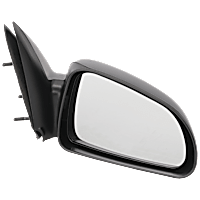Passenger Side Mirror, Manual Adjust, Non-Folding, Non-Heated, Textured Black, No Signal Light, No Memory, No Puddle Light, No Auto-Dimming, No Blind Spot Feature