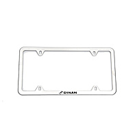 D010-0017 License Plate Frame - Brushed, Stainless Steel, Universal, Sold Individually