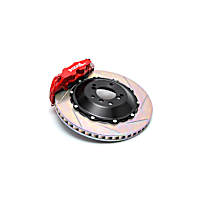 D290-0463-R Big Brake Kit - Red Powdercoat Caliper, 2-Wheel Set