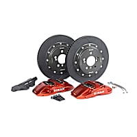 D290-1009-R Big Brake Kit - Red Powdercoat Caliper, Kit