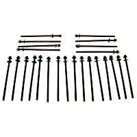 HBK4185 DNJ Cylinder Head Bolt Cylinder Head Bolt, Set of 24