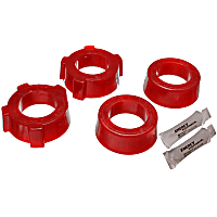 15.2109R Leaf Spring Plate Bushing - Red, Polyurethane, Direct Fit