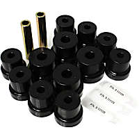 3.2103G Leaf Spring Bushing - Black, Polyurethane, Direct Fit, 2-spring-and-shackle set