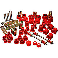 4.18126R Master Bushing Kit - Red, Polyurethane, Direct Fit
