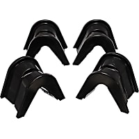 4.7101G Radius Arm Bushing - Black, Polyurethane, Direct Fit, Set of 4