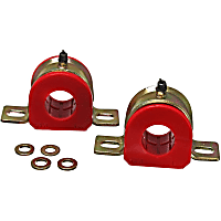 9.5170R Sway Bar Bushing - Red, Polyurethane, Direct Fit, Set of 2