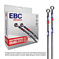 BLA7672-6L Front and Rear Brake Line, Stainless Steel