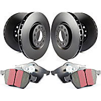 S20K1084 Front and Rear Brake Disc and Pad Kit, S20 Ultimax Pad and RK Premium